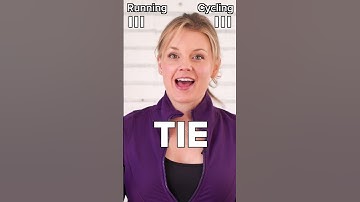 Running vs  Cycling, Which is Better? #shorts