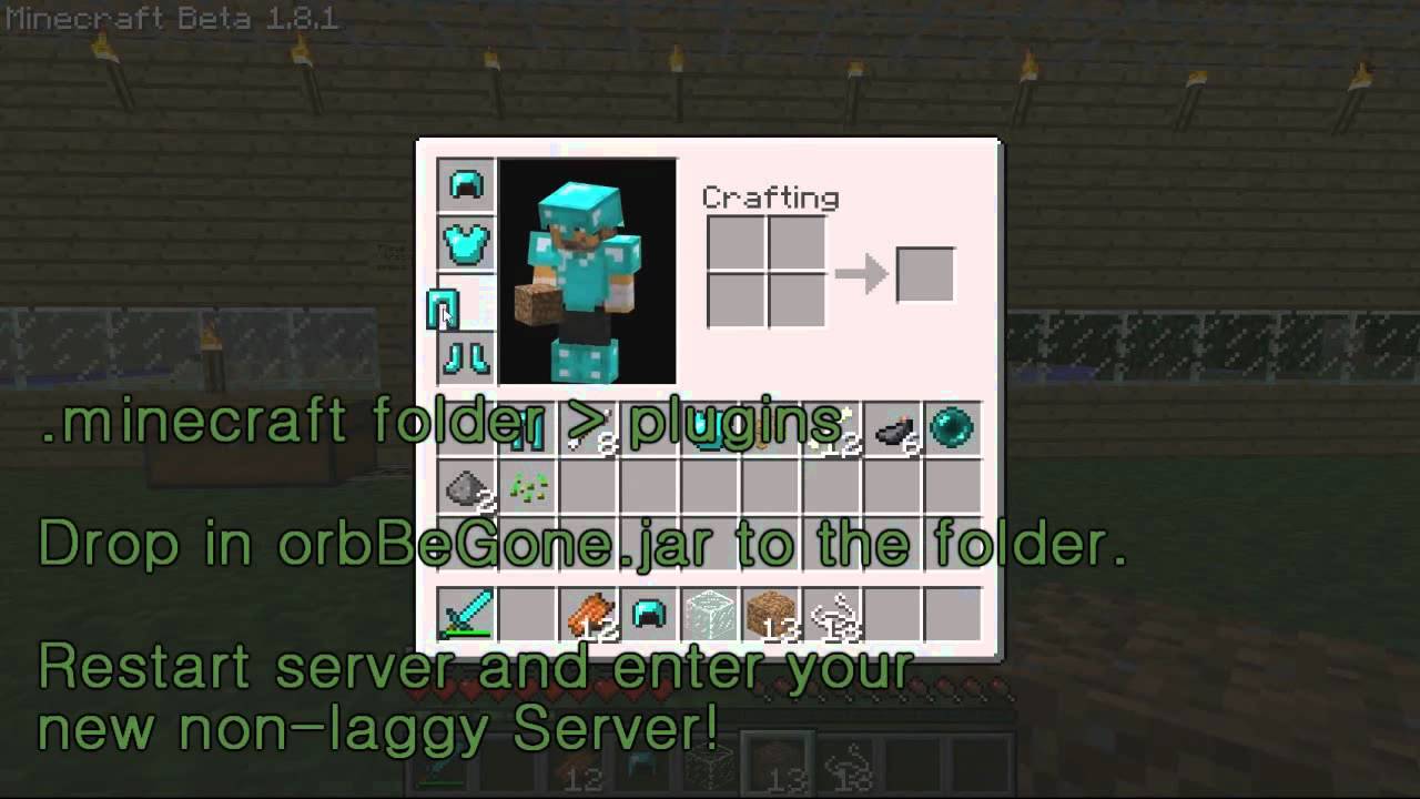 Minecraft 100.100.100 XP Orbs Removal Tutorial - YouTube Minecraft 100.100.100 XP Orbs Removal Tutorial - YouTube