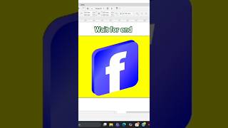 3D facebook logo design coreldraw part 82 #shorts #ytshorts #viral