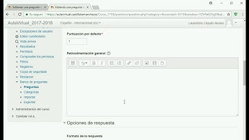 Inicio a moodle: pregunta tipo ensayo