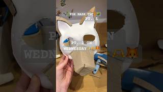 FOX MASK TUT✨🌱🦊#art#therian#therianmask#therianthropy#antizoo#foxmask#craft#tutorial#masktutorial