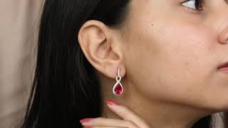 RUBY INFINITY DANGLERS