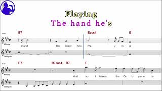 Carpenterssolitaire Karaoke Sheet mr For Playerschordchoruss Addye Karaoke