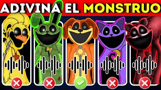 Adivina Los MONSTRUOS Por La VOZ😱Poppy Playtime Y Critters Sonrientes😃Dog Day🐶Catnap🐈‍⬛Huggy💙Kissy🩷