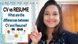 CV vs RESUME | What are the differences cv resume jobs jobapplication