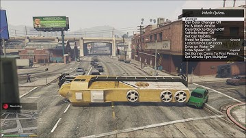 Grand Theft Auto 5 Mod Menu On 1.27 (PS4 Jailbreak Mods)