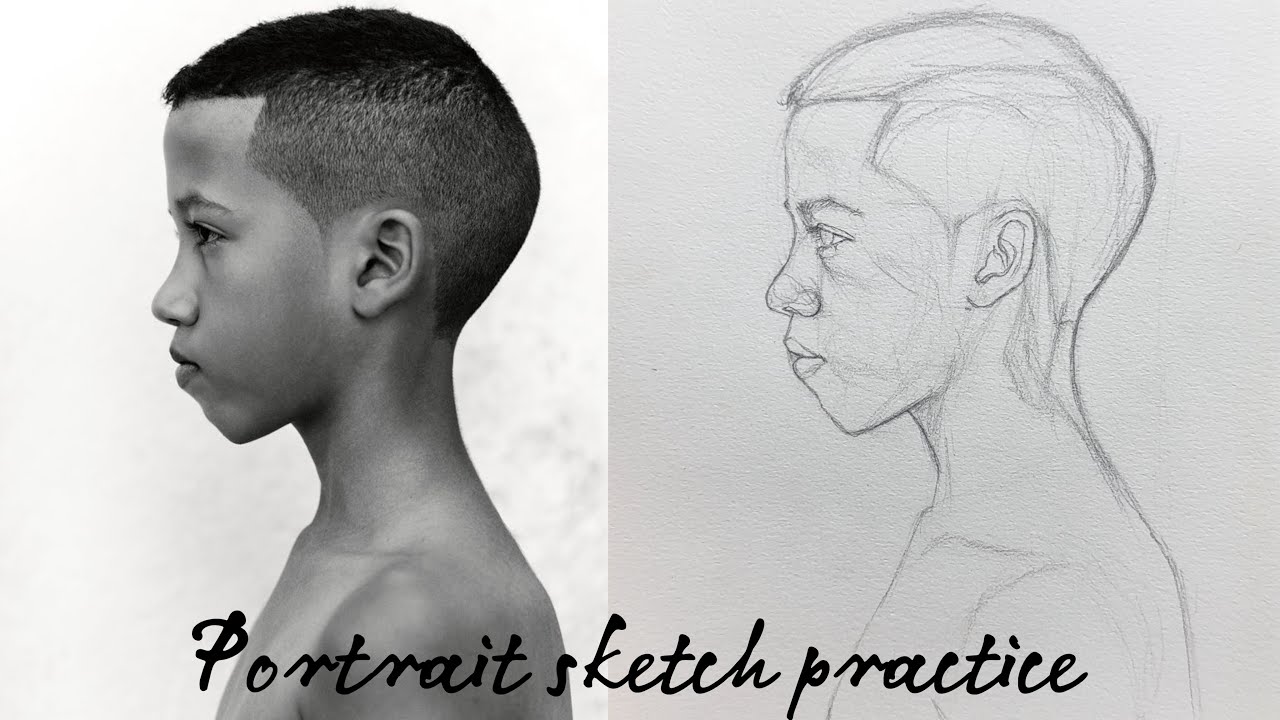 How to draw a portrait using Loomis method - YouTube