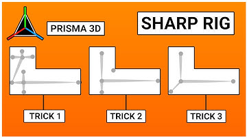 Top 3 Sharp Rigging Trick | Prisma 3D Minecraft Rig