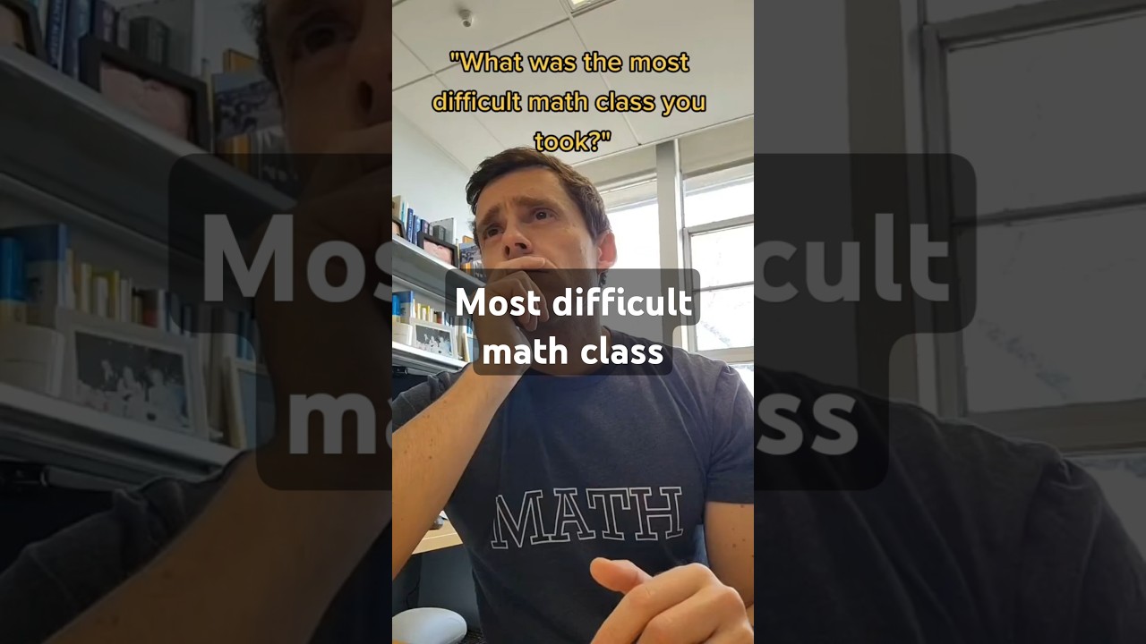 Most difficult math class? #math #calculus #realanalysis #college