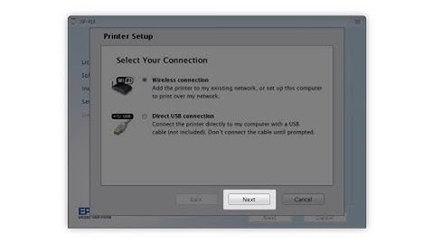 Epson Expression Home XP-410: Wireless Setup Using a Temporary USB Connection