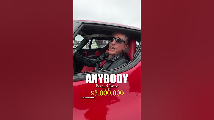 Life Advice From a Ferrari Enzo Owner: Do this