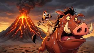 'Mount Kablooey'  The Lion King's Timon & Pumbaa !