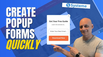 How to create a pop up form in Systeme.io