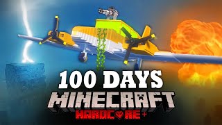 100 DAYS ON A PLANE IN A NATURAL DISASTERS APOCALYPSE IN MINECRAFT, AND HERE’S WHAT HAPPENED! #2