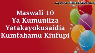 Maswali 10 Yatakayokusaidia Kumfahamu Mpenzi Mpya