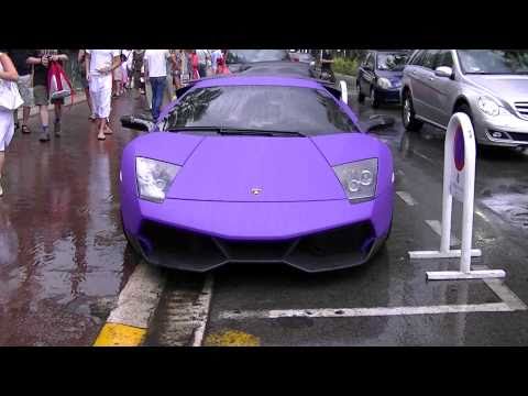 Lamborghini LP670-4 SV Matt Purple - Walkaround & ...