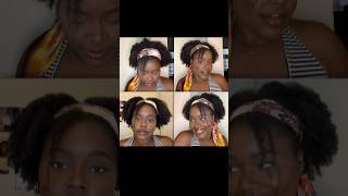 Protective hairstyle &amp; scarf #protectivehairstyles #scarfstyle #headband