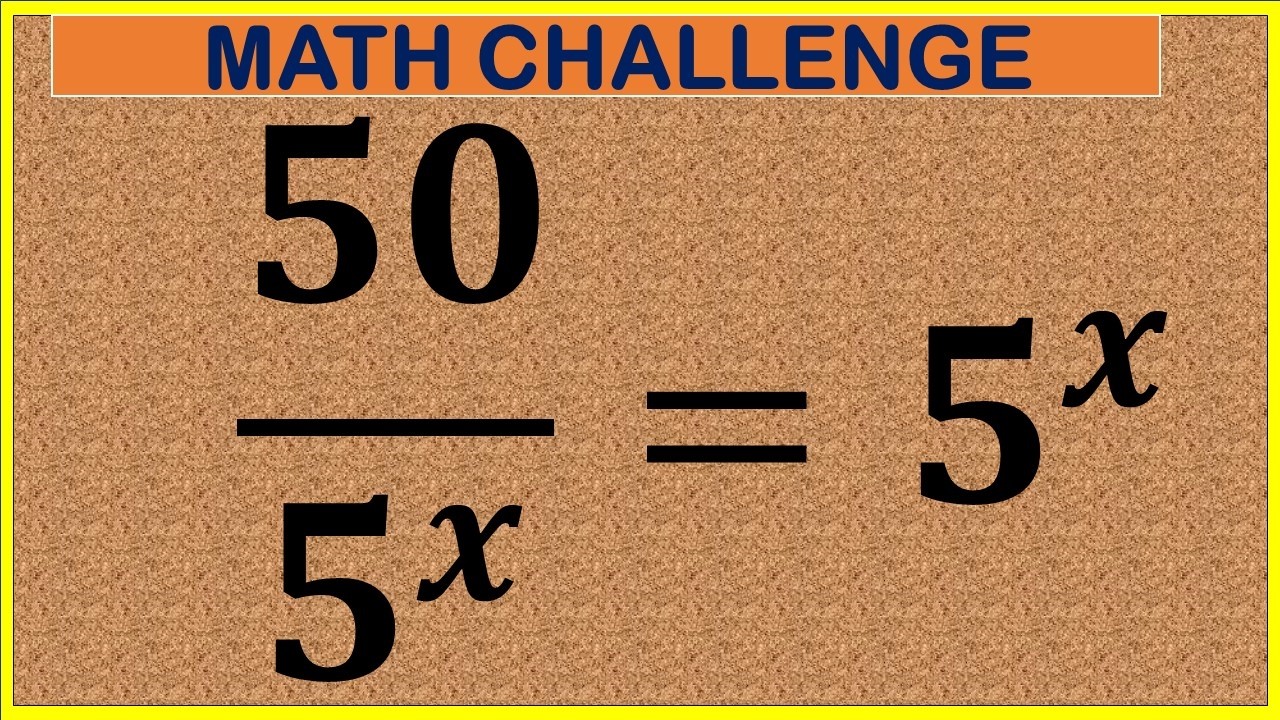 Can You Solve This Tricky Exponential Equation ? | Try your best