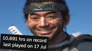 What 10,000 hours of Ghost Of Tsushima looks like...