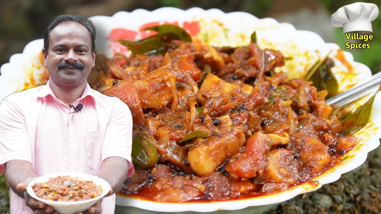 കൂൺ റോസ്റ്റ് ഇനി ആർക്കും എളുപ്പത്തിൽ ഉണ്ടാക്കാം 😋 | Tasty Mushroom Roast | Village Spices