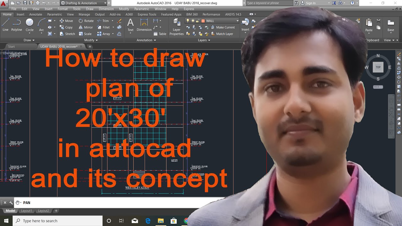 How To Draw Plan Of 20 x30 In Autocad And Its Concept YouTube how-to-draw-plan-of-20-x30-in-autocad-and-its-concept-youtube