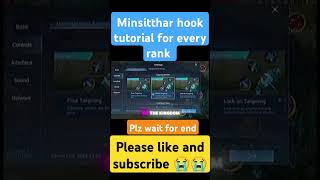 Minsitthar Hook tutorial for every rank #mobilelegends #mlbb #minsittar. #farsim_editz
