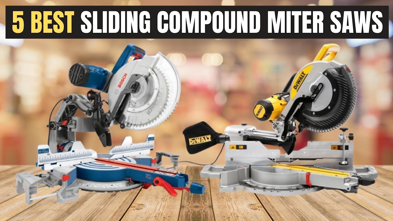 Top 5 BEST Sliding Compound Miter Saws of 2025 - YouTube