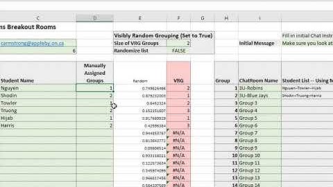 Making Student Group Breakout Rooms in Microsoft Teams