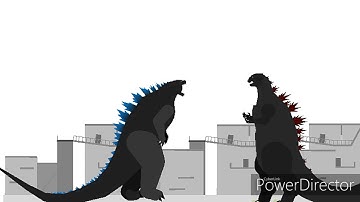 Godzilla vs shin Gojira/stick nodes animation