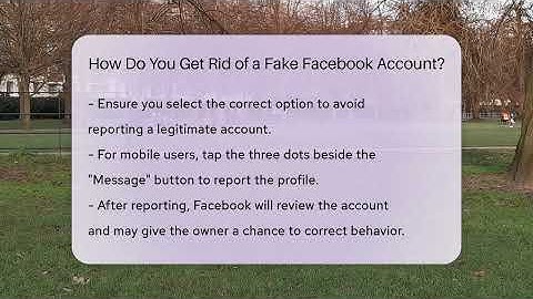 How Do You Get Rid of a Fake Facebook Account? - Everyday-Networking