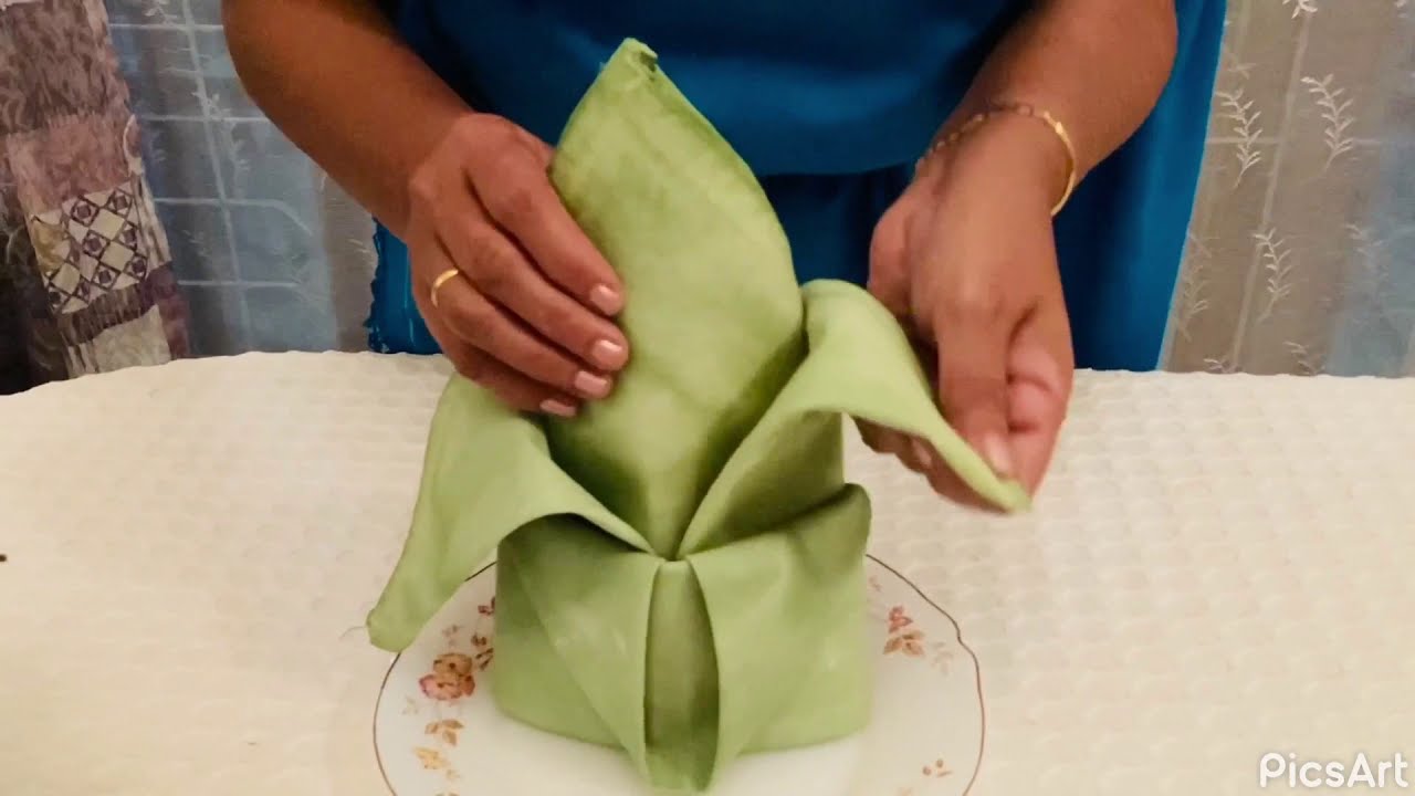 8 EASY NAPKIN FOLD IDEAS (part 1) - HOME ECONOMICS - A/L PRACTICALS_ Hansani Kodithuwakku