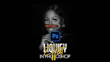 Liquify Effect in Photoshop tutorial for Beginners  #photoshop #graphicdesign