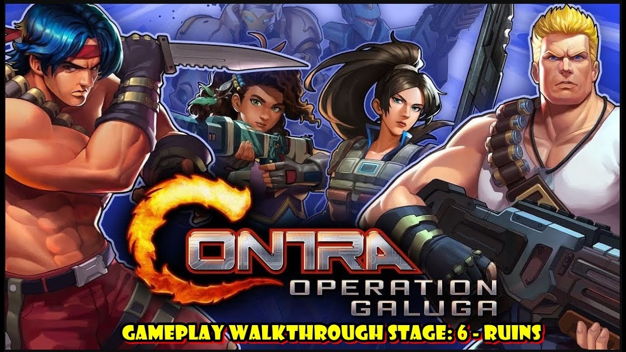 Contra Operation Galuga - Gameplay Walkthrough - Stage 6: Ruins