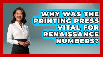 Why Was The Printing Press Vital For Renaissance Numbers? - The Numbers Channel