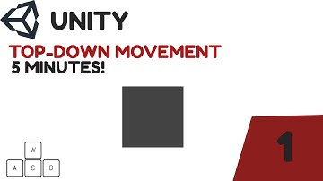 UNITY 2D | TOP-DOWN MOVEMENT SYSTEM IN 5 MINUTES!