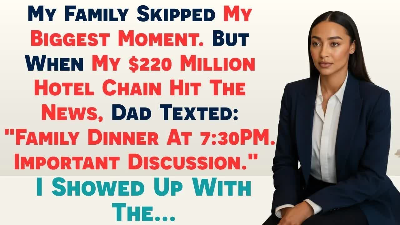 My Family Skipped My Biggest Moment, But When My $220 Million Hotel Chain Hit The News