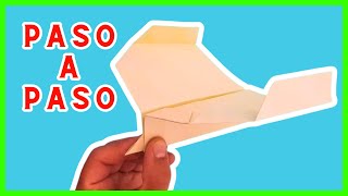 Cómo hacer un avión Planeador de papel - Origami