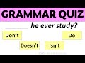 GRAMMAR TEST. 10 Questions. Eng Grammar Quiz