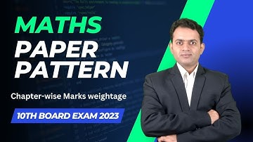 Maths Paper Pattern | 10th Maths SSC Board Exam 2023 | New Paper Pattern Maths | Mahesh Prajapati