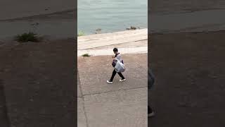 Crossing The River By Ferry, Crossing The River By Car, Taking Photos Of Life, Recording Real Life