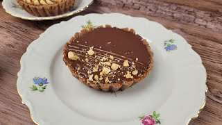 Mini tartelettes chocolat caramel | Mini chocolate caramel tarts 🍫without cooking