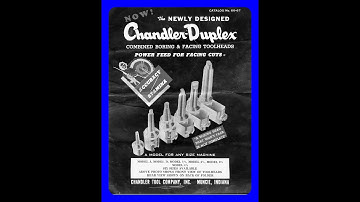 Chandler Duplex D-68 Boring / Facing head Restoration