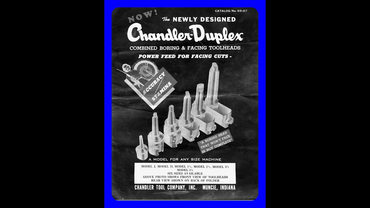 Chandler Duplex D68 Boring / Facing head Restoration YouTube