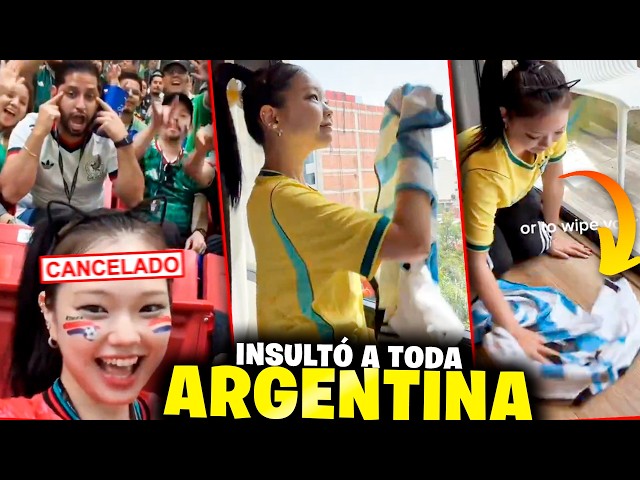 Influencer Coreana TRAPEÓ el piso con la camiseta de Argentina… y ARRUINÓ su carrera 💀 InoCat