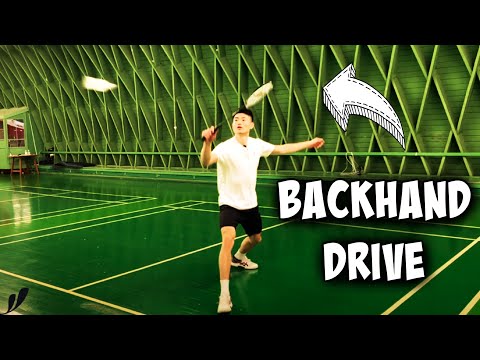Badminton Tutorial - Learn The Backhand Drive