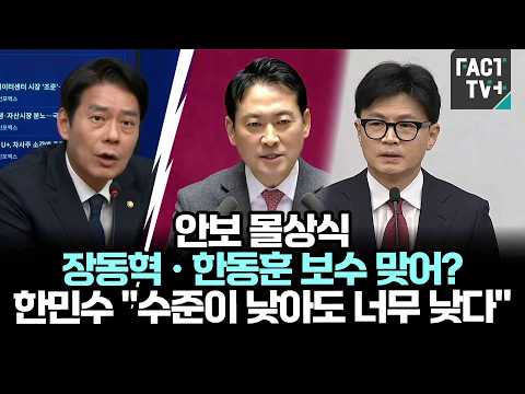 Are Jang Dong-hyeok and Han Dong-hoon Really Conservatives? Their Lack of Common Sense on Nationa...