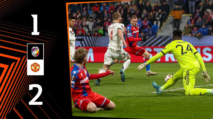 SESTŘIH: 6. kolo Evropské Ligy - FC Viktoria Plzeň vs. Manchester United