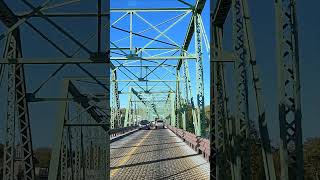 Crossing Delaware River from NJ to PA (New Hope Bridge)