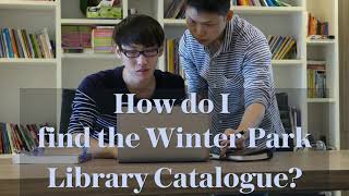 How to Find the Winter Park Library Catalog