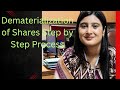 Dematerialization of Shares-Step by Step Process